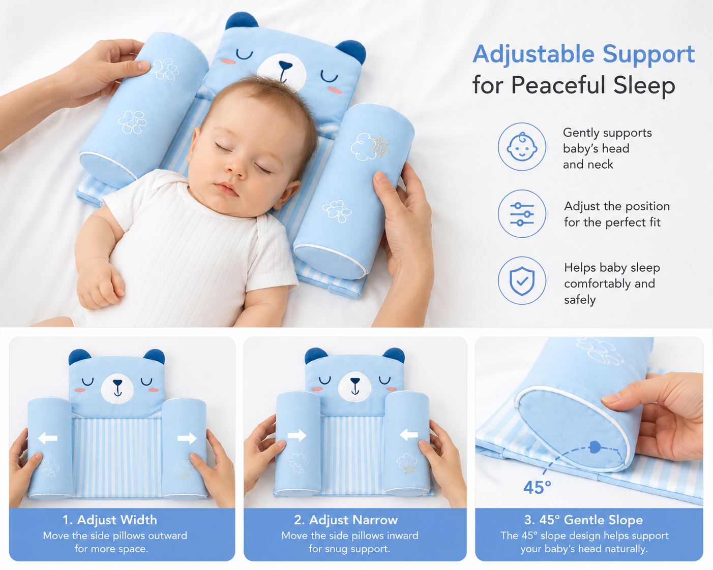 Baby Shaping Head Support Pillow